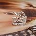 Greendou Chic Skeleton Hand Ear Cuff Silver Plated Ear Bone Personality Clip Earring