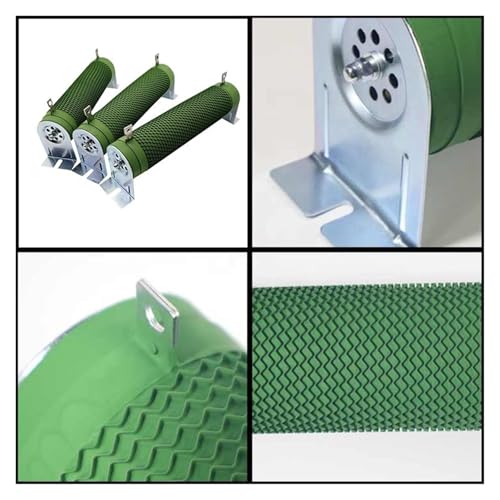 Résistance de décharge 1000W à ruban ondulé et valeur réglable 100Ω fixe plate