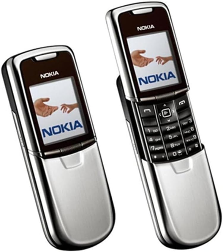 Nokia 8800 Dual Sim 64MB Android (GSM Only | No CDMA) Factory Unlocked 2G Cellphone (Silver) - International Version