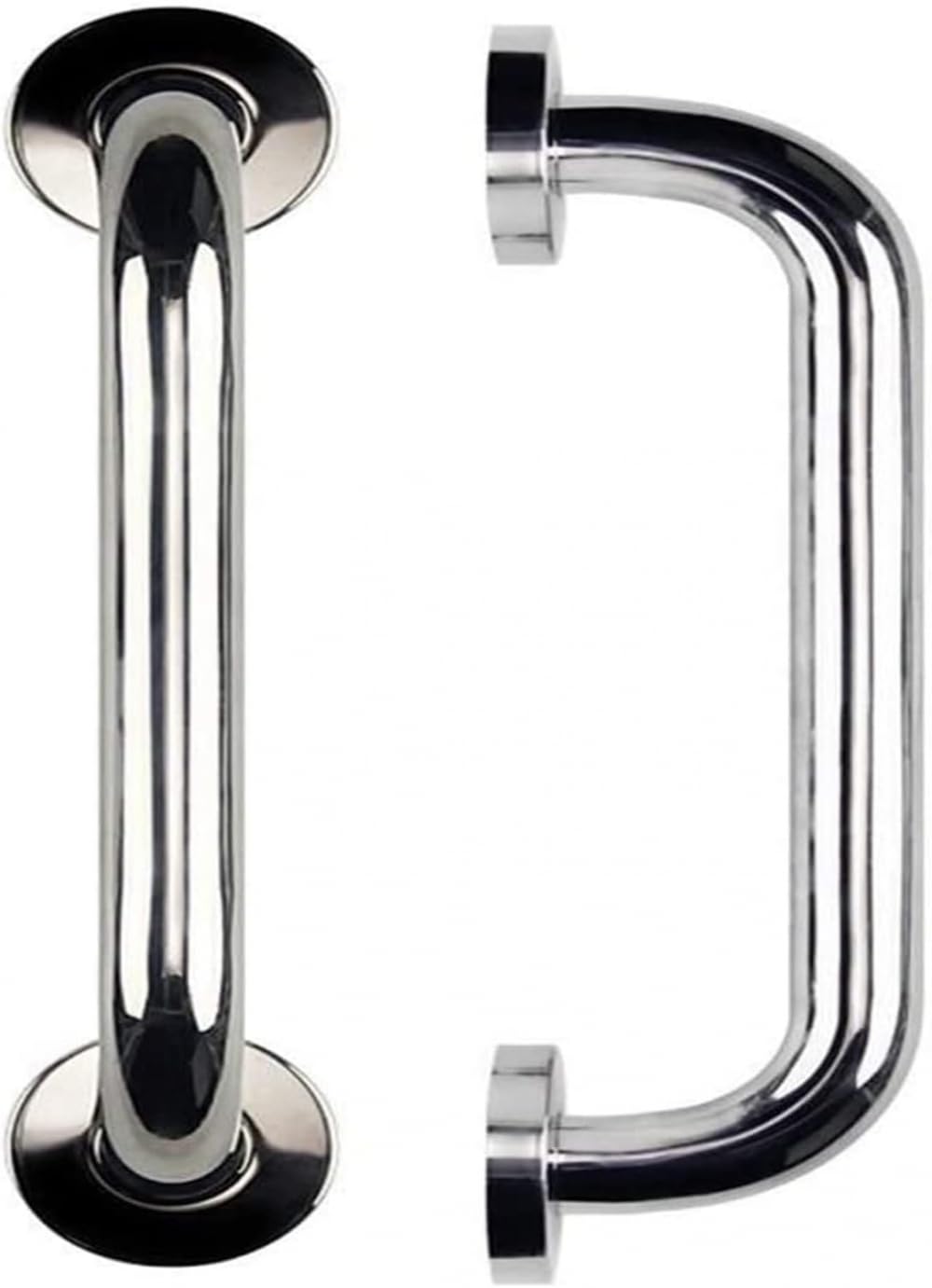 Barre di Sostegno in Acciaio Inox, Barre di Sostegno Montate A Parete, Strumento di Assistenza per Anziani/Disabili, Bagno, WC, Corrimano-54 Cm,54 Centimetri