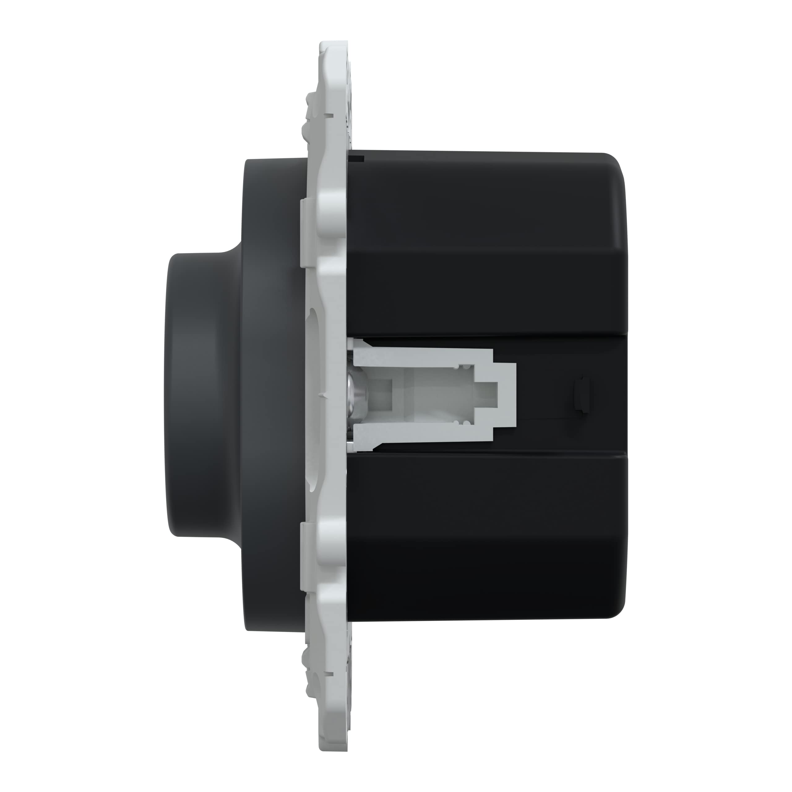 Schneider Electric - Ovalis - Variateur de lumière universel - 2/3 fils - Anthracite - S340519