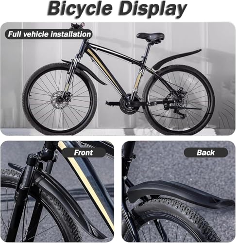 Garde-boue de vélo pour Merida Reacto Evo CF Team 2014 noir réglable - 5