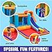 Giant Bounce House Water Slide | 6 FT x 12 FT x 8.5 FT | Inflatable Water Bounce House with Trampoline and Pool Area | Heavy Duty Easy to Set Up | Included Air Blower and Carry Bag