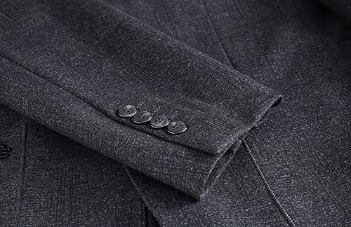 Mens Suit Jacket Notchet Lapel Two Button Stylish Handsome for Casual Daily Elegant Suit Jacket4