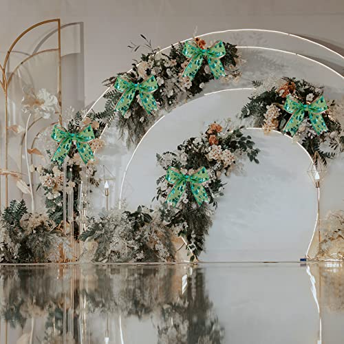 6Pack-St-Patricks-Day-Wreath-Bows-Shamrock-Clover-Green-Wreath-Bow-Gift-Bows-Tree-Topper-for-St-Patrick-s-Day-Decorations-Front-Door-Wreath-Home-Outdoor-Decorations