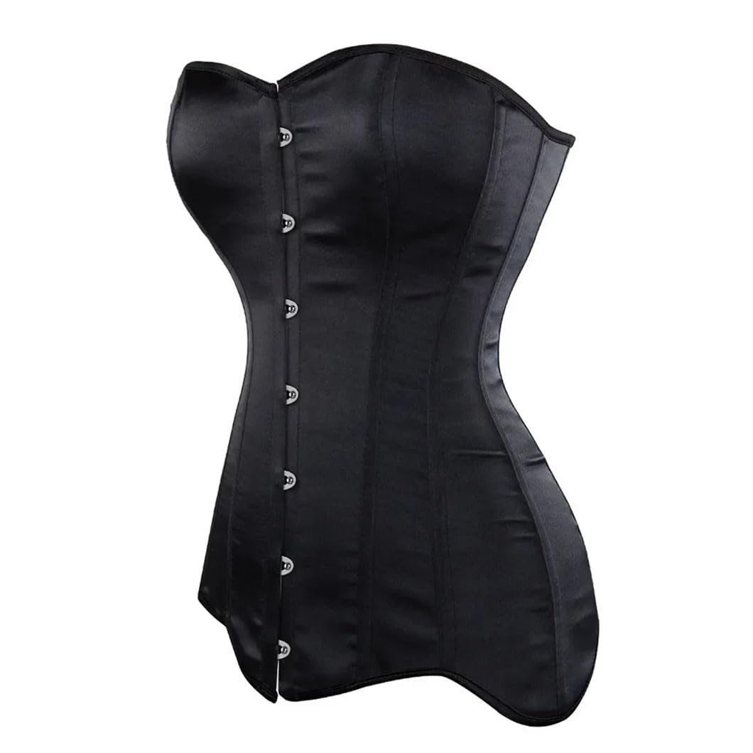 DBFBDTU Corset long pour femme avec baleines en acier