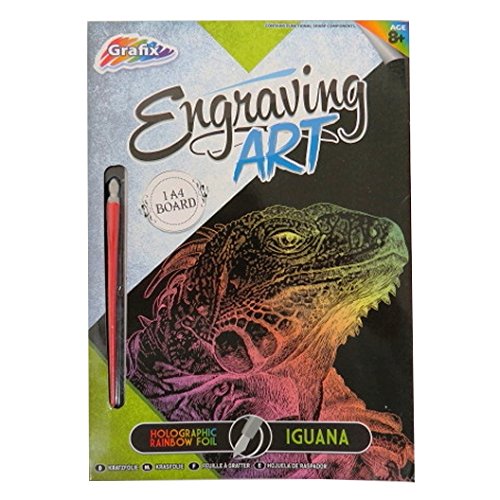 Grafix Engraving Animals Art Foil Pack (Assorted, One Supplied)