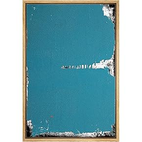 SIGNWIN Framed Canvas Print Wall Art White Streak...