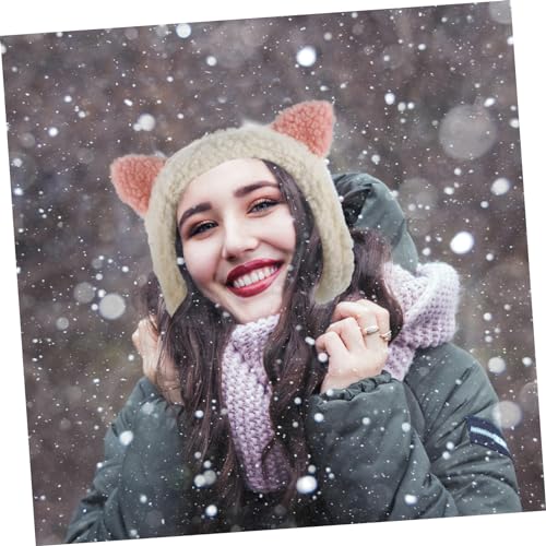 Cat Ear Earmuff for Girls Plush Ear Warmers Wide-brimmed Headband Cozy Stylish Cold Weather Covers for Boys and Girls Teens4
