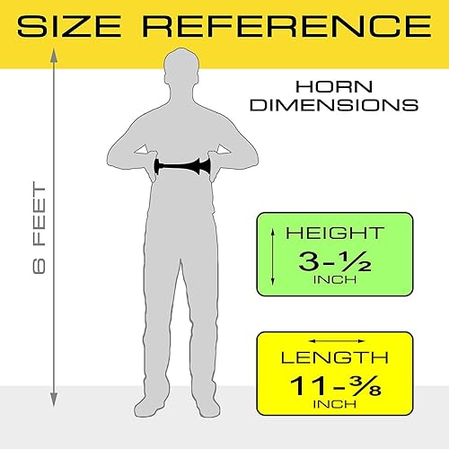 Miniatura 5 de Vixen Horns Kit de bocina de tren para camiones/coche/motocicleta. Sistema completo con compresor de aire dual, 2 trompetas. Db súper ruidoso. Se