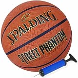 Spalding Basketball Phantom Outdoor Street orange Größe 6 + Ballpumpe