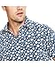 Nautica Men's Navtech Trim Fit Printed Short-Sleeve Shirt, Estate Blue