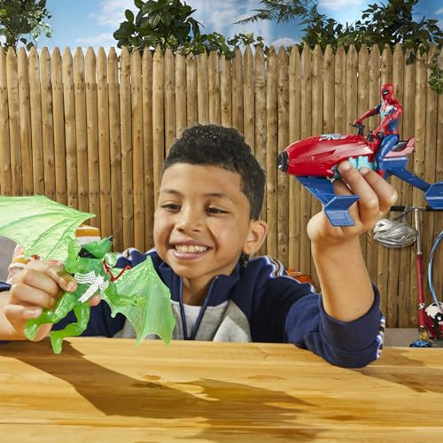 Marvel Spider-Man, Epic Hero Series Web Splashers, Coffret Spider-Man Hydro-Jet, Figurine avec véhicule
