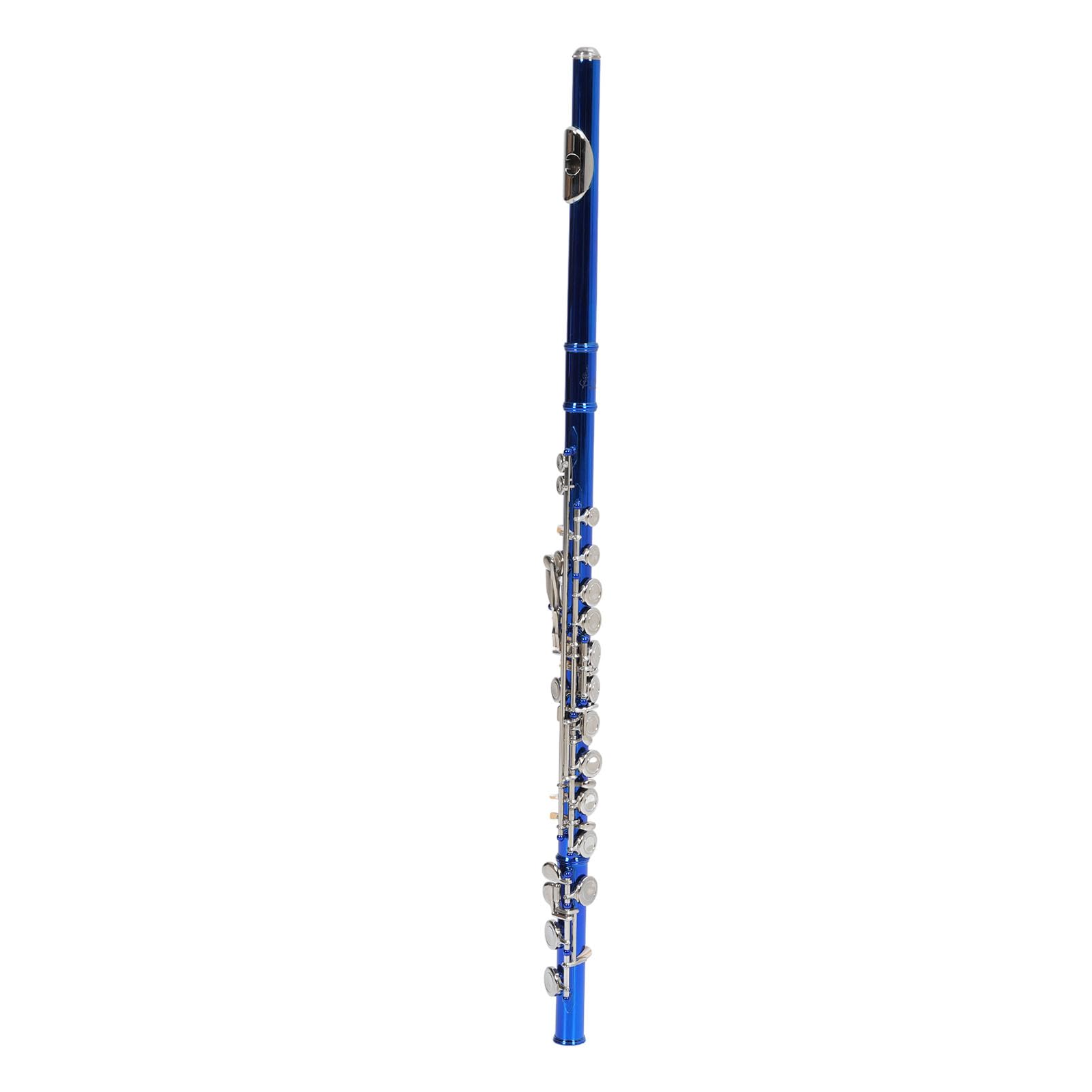 Cocoarm Flauta C de 16 Teclas, Material de Cuproníquel, Afinación Profesional y Excelente Hermeticidad para Principiantes y Estudiantes de Educación Musical