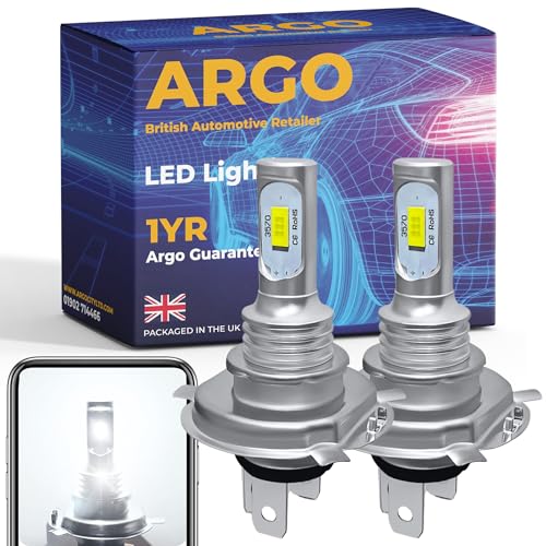 Why Do You Need LED Headlight Bulbs? 19 Argo H4 Led Headlight Bulbs Xenon White 6000k 12v H4 Headlight Bu...