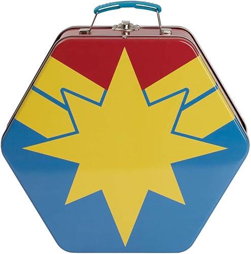 Miniatura 2 de Capitán Marvel Tin Tote Insignia en forma avail 42019