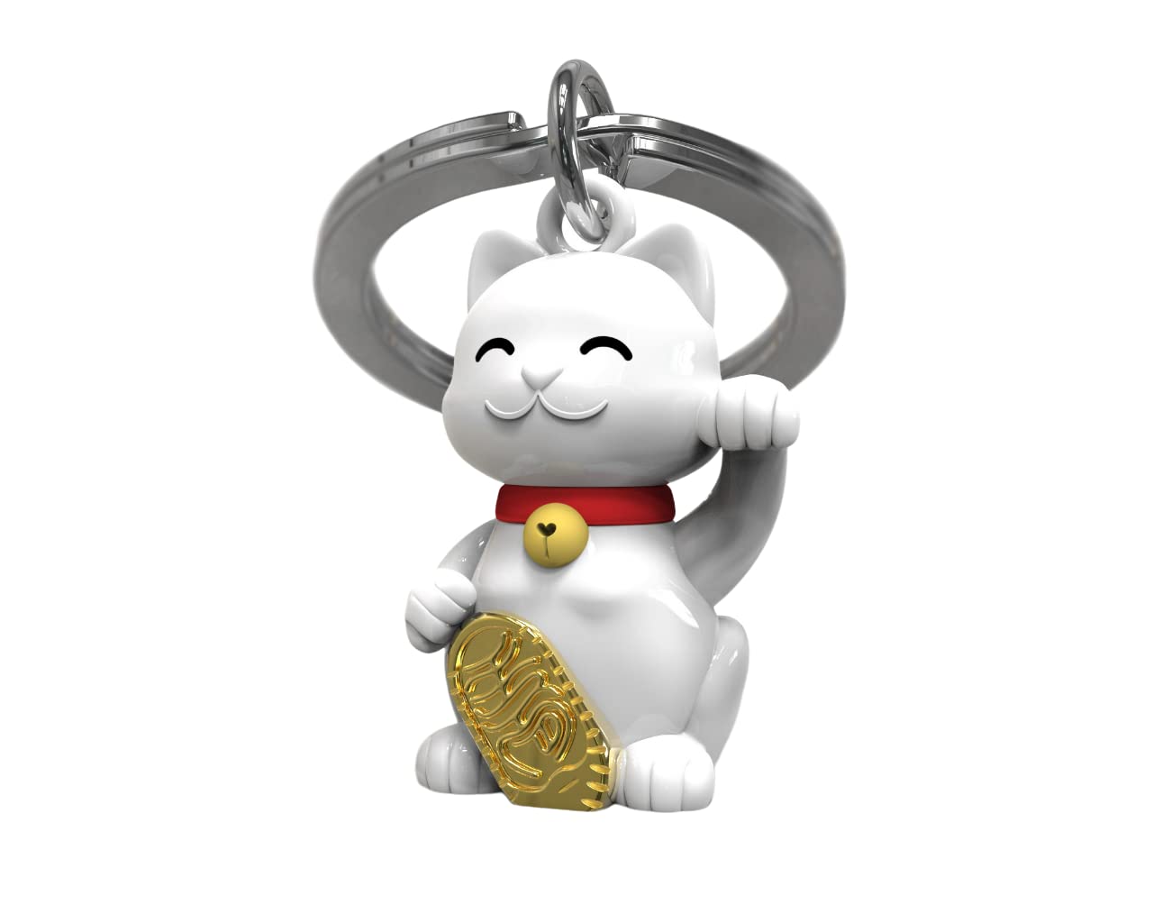 metalmorphose - MTM226-01 Lucky Cat Keyring, Multicolored, One Size