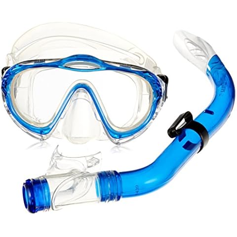 Mares Kinder Maske Plus Schnorchel Set Sharky Tauchmaske Cover