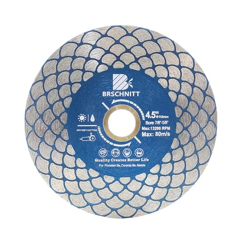 Lame de scie diamant pour carrelage 4 1/2 po, meuleuse d'angle
