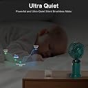 Neck Fan – Portable Wearable Fan with 360° Airflow, USB Rechargeable, 3 Speeds, Quiet & Hands-Free Cooling – Personal Fan for Travel, Outdoors, Home, Office & Sports (Hand Multi) gallery image
