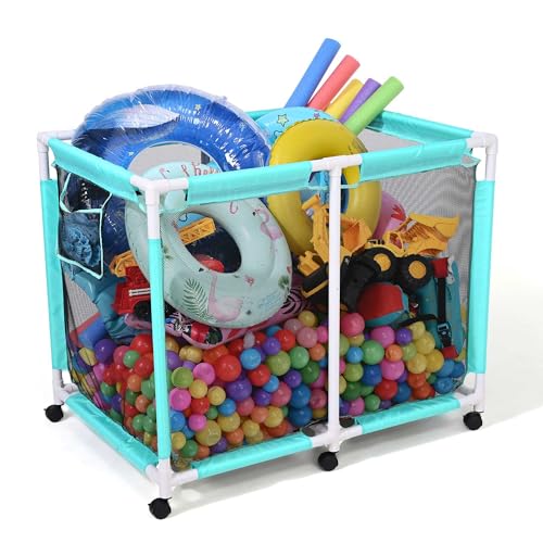 Yescom 214 Gallon Pool Float Storage Bin Basket for Toy Raft Noodles Balls Outdoor 48