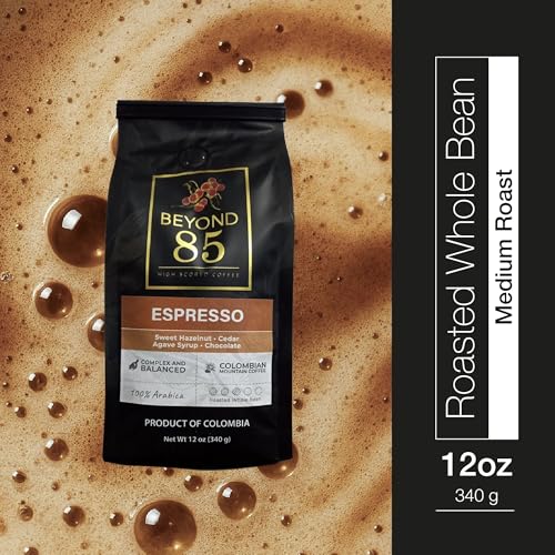 BEYOND 85 COFFEE, Espresso, Café Premium Colombiano 12 OZ miniatura 2