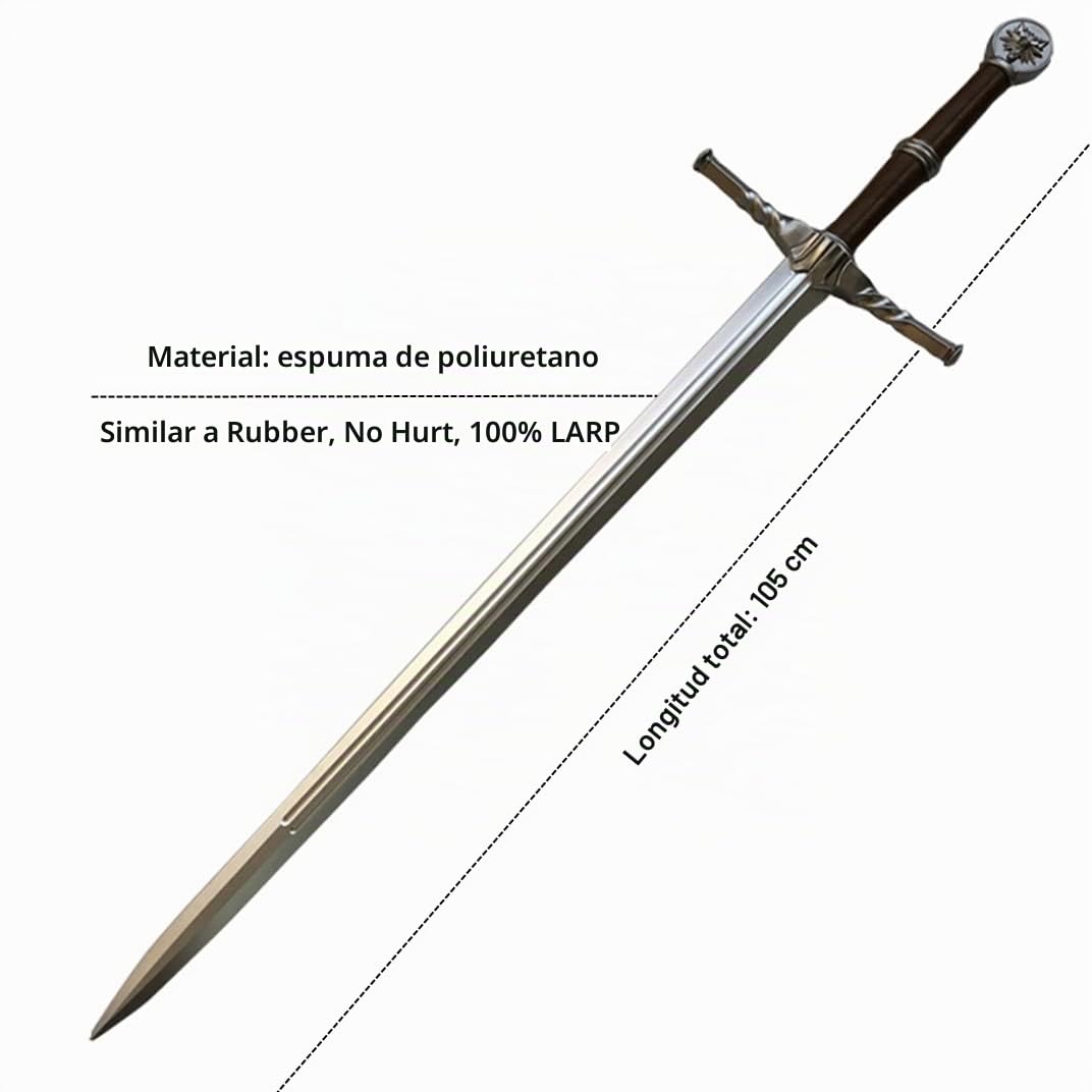 damdos Halloween Prop Sword Jewel Sword Double Beast 1:1 Cosplay Role Play Birthdays Gift (2PCS Sets)