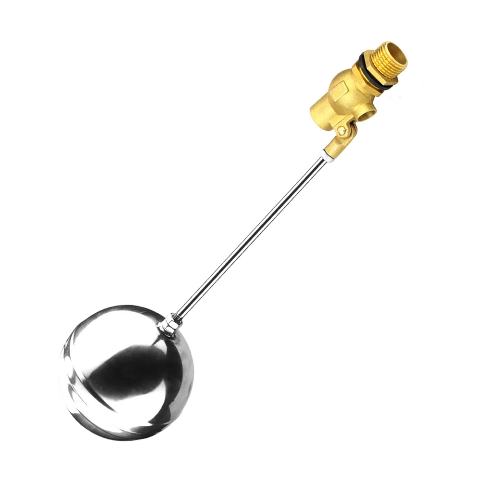 Msioytog Commonly Used Valves Water Levels Flows Automatic Control Valves 1 / 2Inch Levels Adjuster Cold And Hot Waters Tanks Floating Ball Valves Water Flows Automatic Control