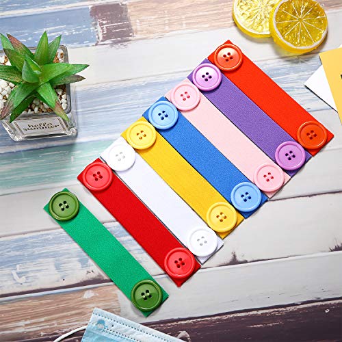 willbond 10 pieces mask elastic strap face covering extension hook face covering ear strap extension protectormulticolor