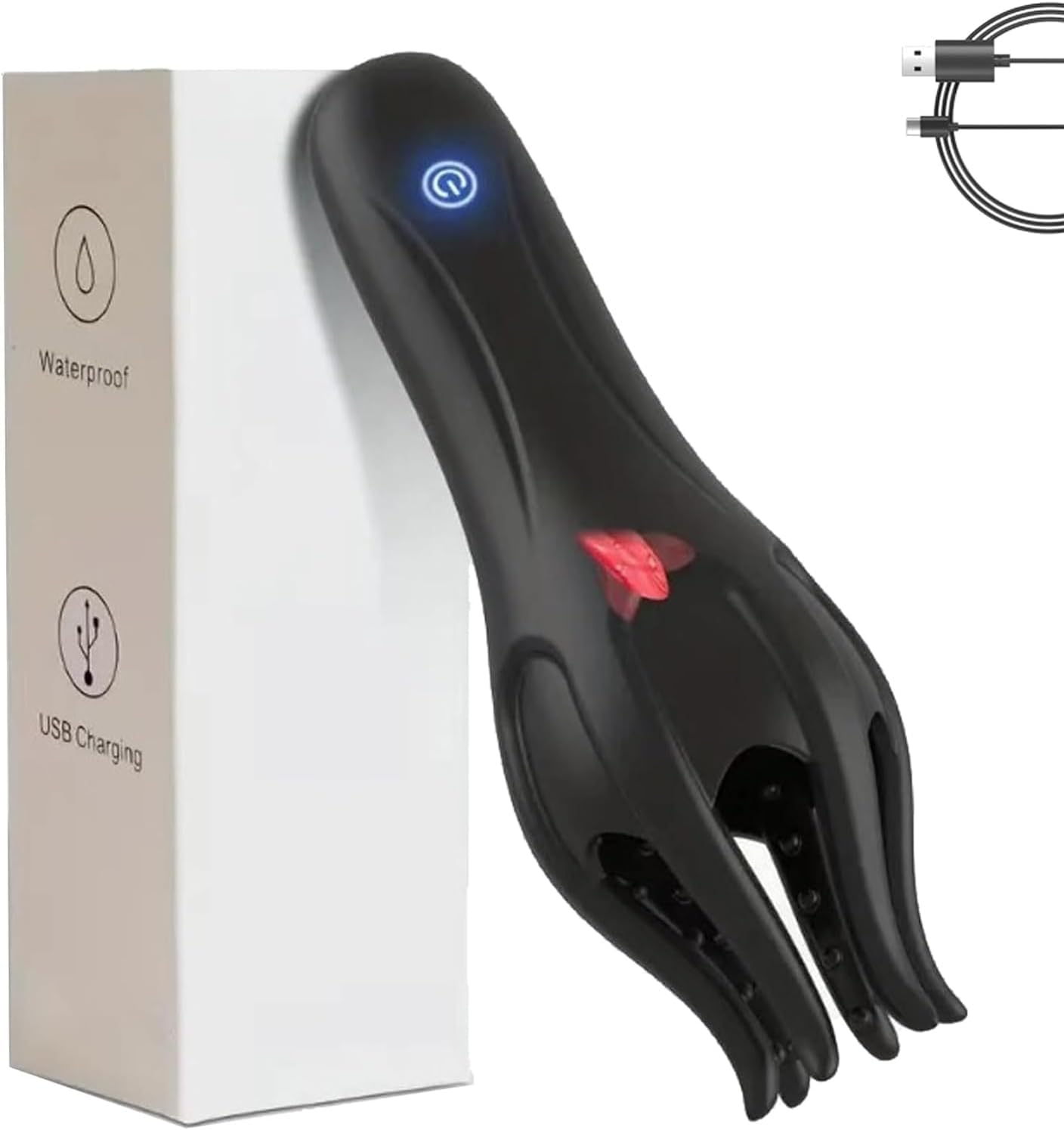 Dispositivo de terapia de onda novedosa para hombres, confianza, disfrutar de resistencia duradera y control completo,1pcs
