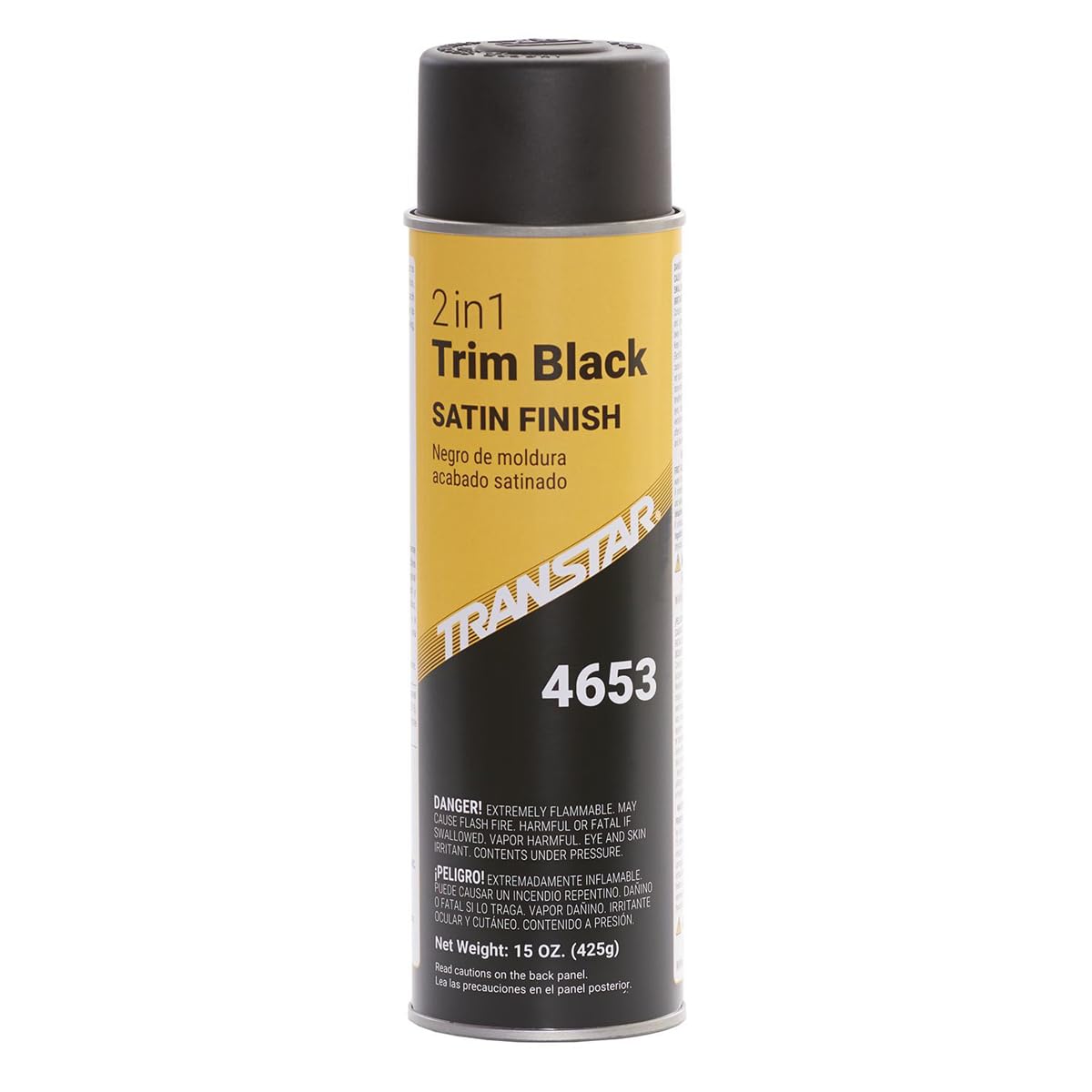 Transtar 4653 Satin Black 2-in-1 Trim Coating - 15 oz.