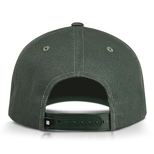 Image of Lucky Brand Snapback Hat | Adjustable | Baseball Cap | Retro | American Heritage | 5 Panel Design | Cotton Canvas