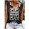 Smooth-As-Tennessee-Whiskey-Sweet-As-Strawberry-Wine-Shirt-Ring-Hole-Sleeveless-V-Neck-Tank-Top-Womens-Country-Music-Tee Smooth As Tennessee Sweet As Strawberry Shirt Ring Hole Sexy Sleeveless V-Neck Tank Top Womens Summer Country Music Tee (Black, Medium)