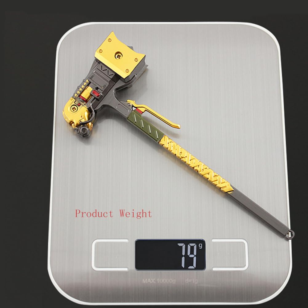 Figurki kolekcjonerskie, Brelok do kluczy z młotem śmierci Caustic Death Hammer, metalowa
