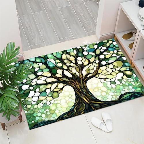 Paillasson intérieur tapis 80x120cm entrée imperméable et lavable - 3