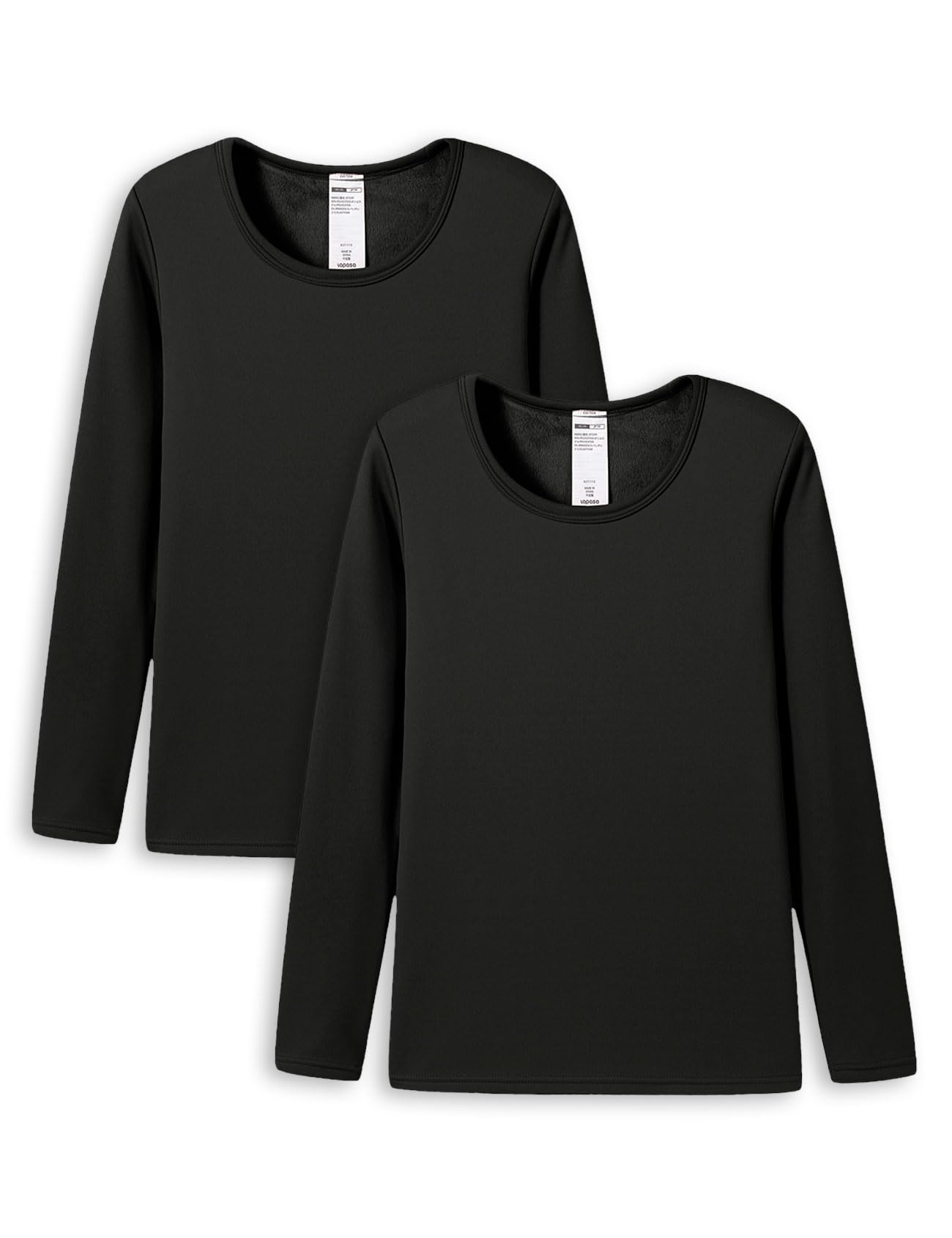 LAPASA Camiseta Termica Manga Larga Mujer (Pack de 1 & 2) Extra Cálido Camisa Interior Thermal Top Baselayer Frío Extremo Elastico Montaña Esqui Deporte Invierno L15/L39/L42 - 2