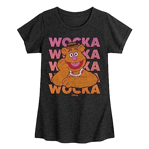 Disney - The Muppets - Wocka Wocka - Toddler and Youth Girls Short Sleeve Graphic T-Shirt