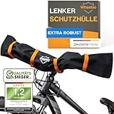 UNIVERSALE PASSFORM // Dank ihrer Größe von 92 x 23,5 x 1,5 CM passt die Fahrradabdeckung für alle Lenkertypen und zB. auch mit Handyhalterung!