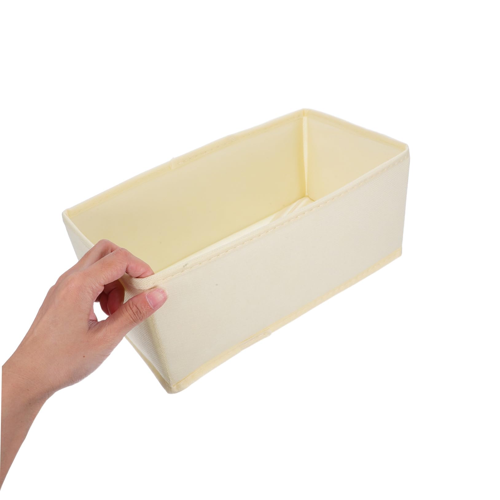 Ipetboom 6pezzi Organizer Biancheria Intima Divisori Tessuto per Calzini Sciarpe Salvaspazio Armadio Cassetto Contenitori Organizer per Vestiti Riporre