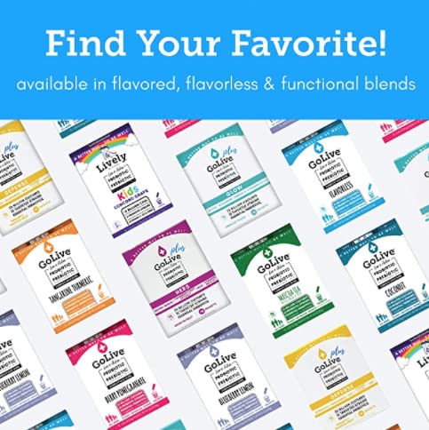 GOLIVE Matcha Ginger Prebiotic and Probiotic 0 28 OZ — view 7