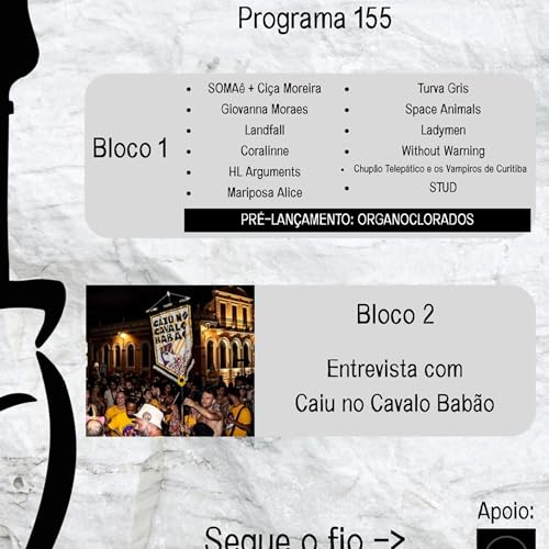 Page de couverture de Rock no Pinheiro #155 - Entrevista com Caiu no Cavalo Babão