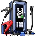 14-in-1 Car Battery Booster Jump Starter with Air Compressor, UTRAI 7000A 150PSI Car Booster Pack Jump Starter DC160W (All Gas/12L Diesel) OBD Detection, Battery Power Pack with Jumper Cables, LED
