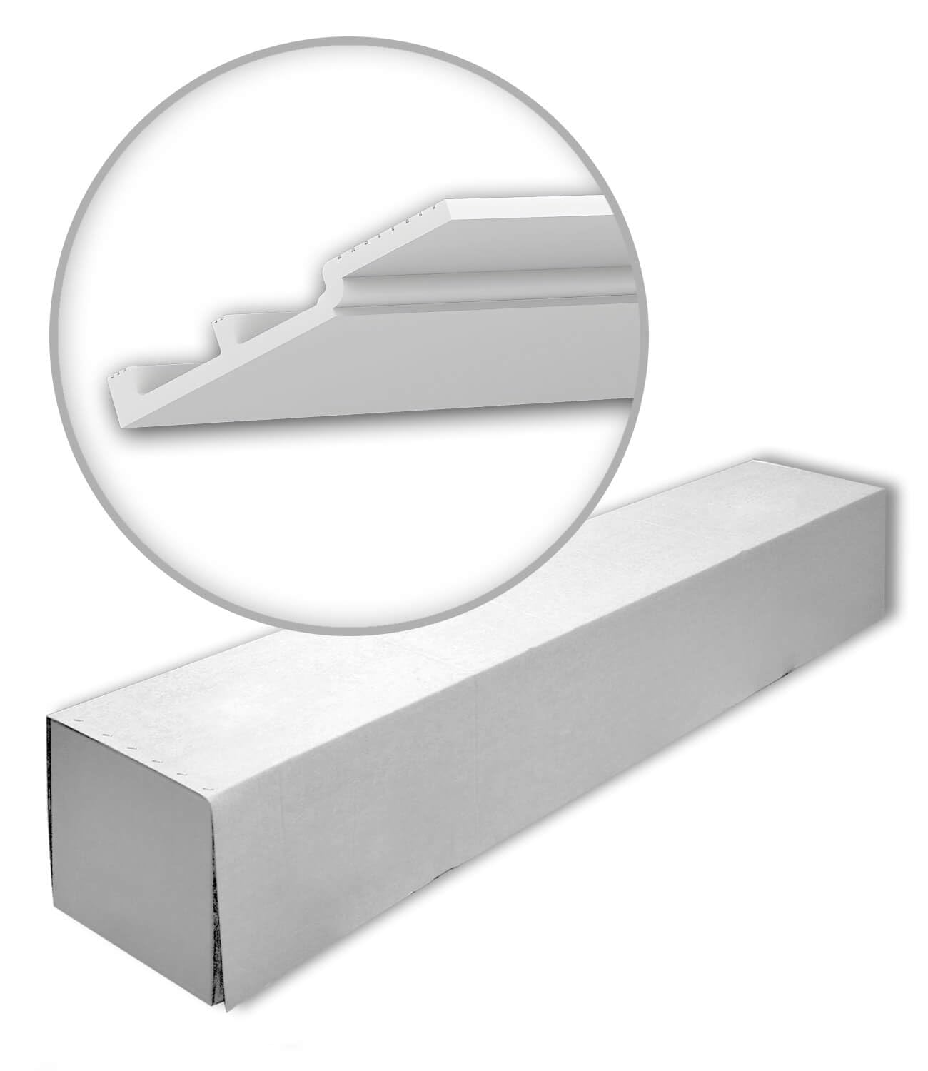 Corniches Profhome 650803-box en polystyrène extrudé XPS 22cm