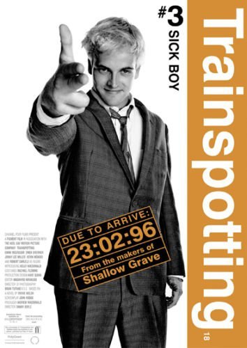 Amazon.co.jp: Trainspotting - クラシック映画 - シックボーイ - A4 