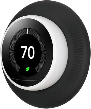 Wall Mount for Nest Thermostat, Silicone Bracket Holder Stand Backplate for Nest Learning Thermostat