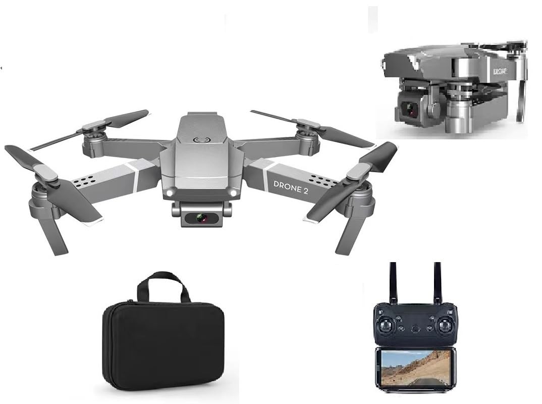 Zdalnie sterowany samolot CEKOCK z kamerą 4K, przenośny składany dron w czterech osiach, z czujnikiem grawitacyjnym, funkcją lotu po trajektorii, start jednym przyciskiem 1080P