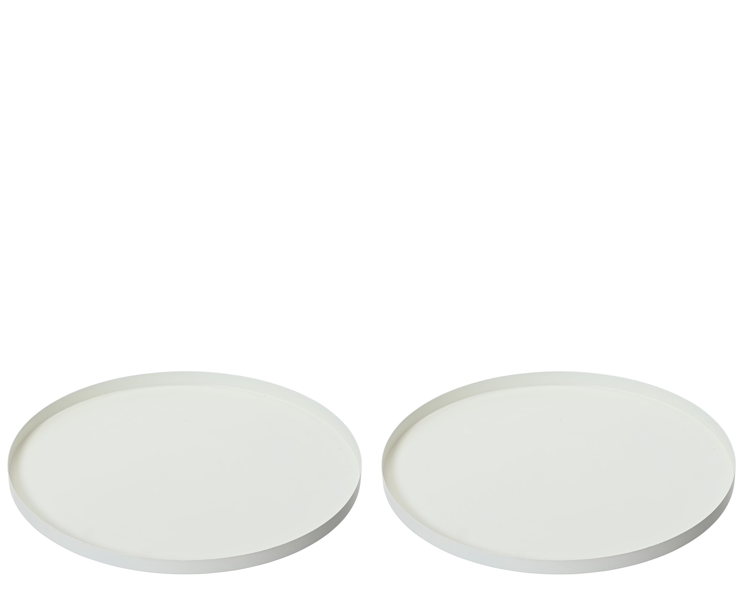 Plateaux décoratifs ronds en métal pour sublimer votre table basse de salon