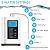Alkaline Water Ionizer,Water Purifier Machine, Ph 3.5-10.5 Acid Alkaline Water Maker Machine, Up to -500mv Orp (White)