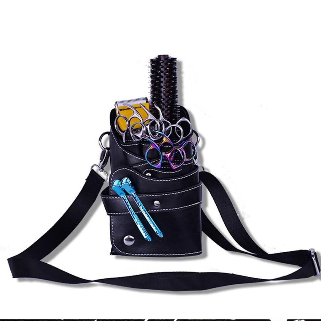 Retro hair styling bag hairstylist specific waist toolkit pet beauty shoulder