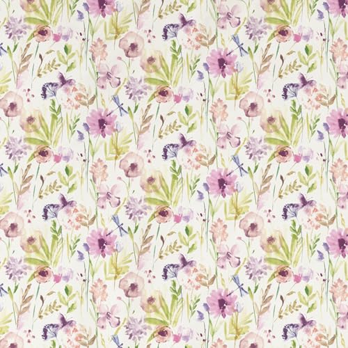 Image of Ddecor Cotton Double Bed Sheet Set with 2 Pillow Covers (229 CM X 274 CM, Pink) Digital Print Floral, 145TC GSM